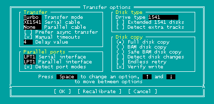 Transfer Options